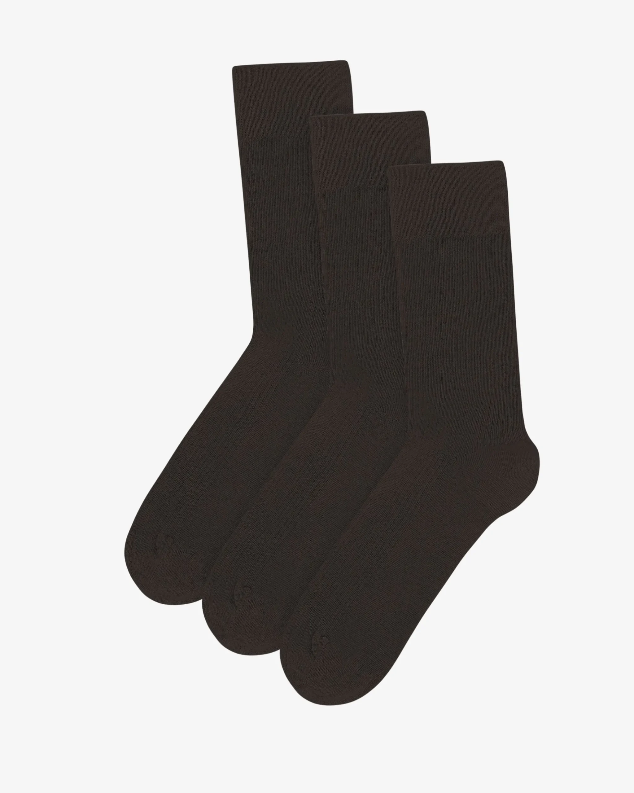 Classic Organic Sock - Coffee Brown (3-Pack)