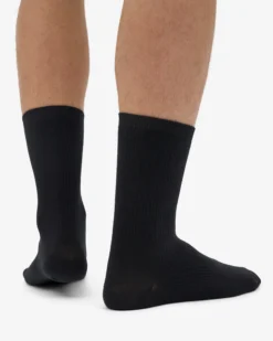 Classic Organic Sock - Deep Black (3-Pack)