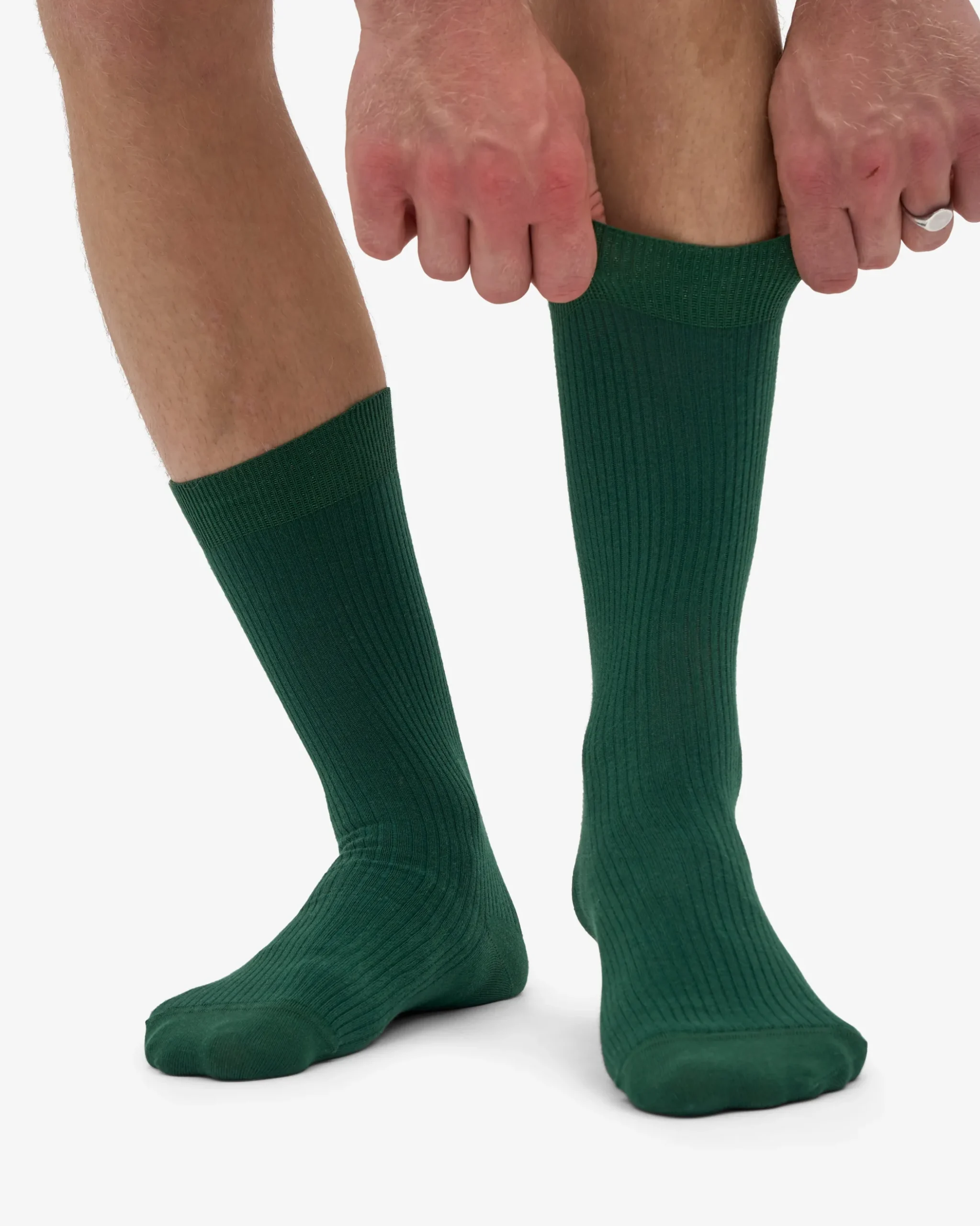 Classic Organic Sock - Emerald Green (3-Pack)