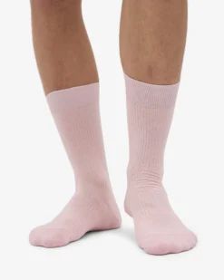 Classic Organic Sock - Faded Pink