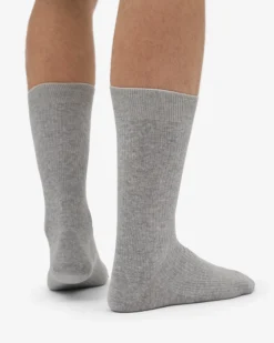 Classic Organic Sock - Heather Grey