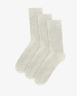 Classic Organic Sock - Ivory White (3-Pack)