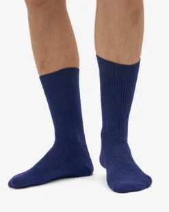Classic Organic Sock - Marine Blue