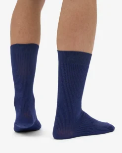Classic Organic Sock - Marine Blue