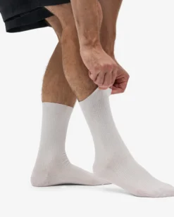 Classic Organic Sock - Optical White (3-Pack)