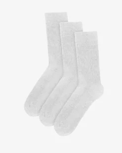 Classic Organic Sock - Optical White (3-Pack)