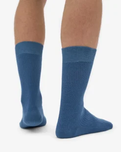 Classic Organic Sock - Petrol Blue