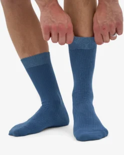 Classic Organic Sock - Petrol Blue (3-Pack)