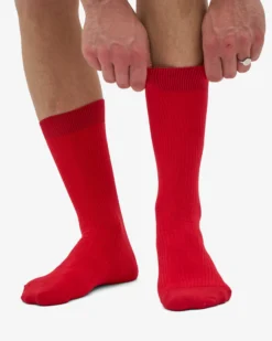 Classic Organic Sock - Scarlet Red