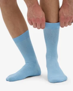 Classic Organic Sock - Seaside Blue