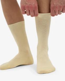 Classic Organic Sock - Soft Yellow (3-Pack)