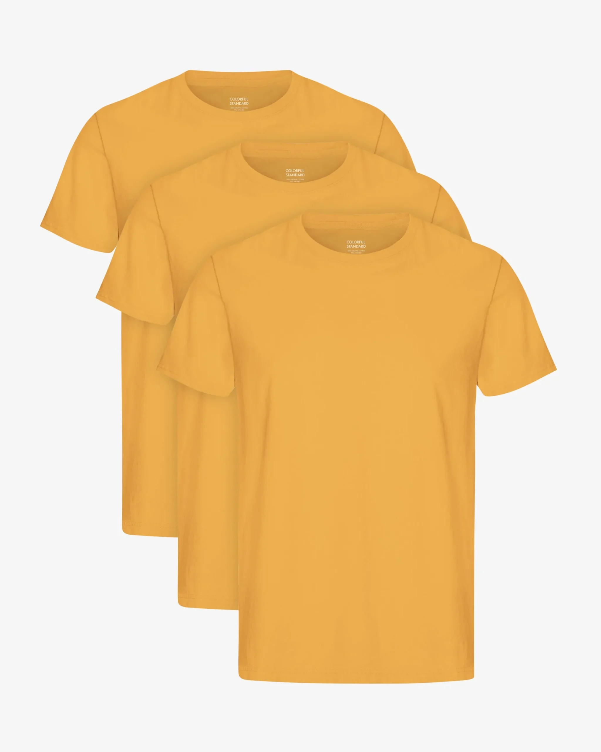 Classic Organic Tee - Burned Yellow (3-Pack)