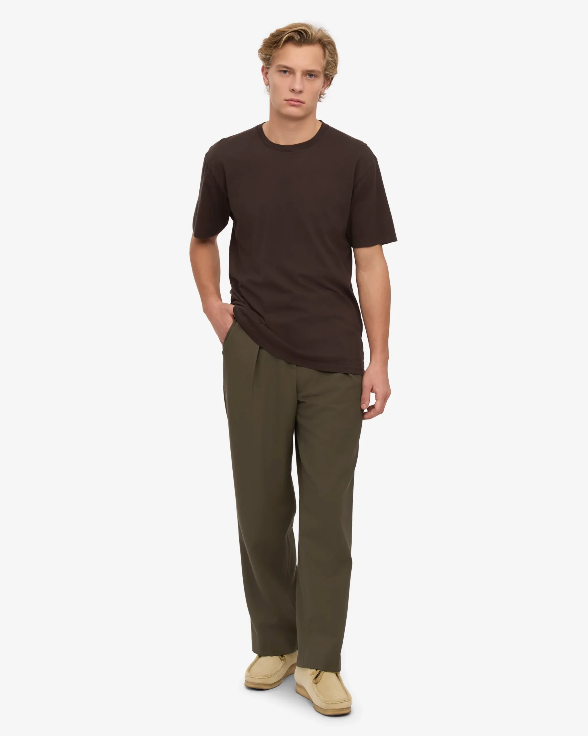 Classic Organic Tee - Coffee Brown (3-Pack)