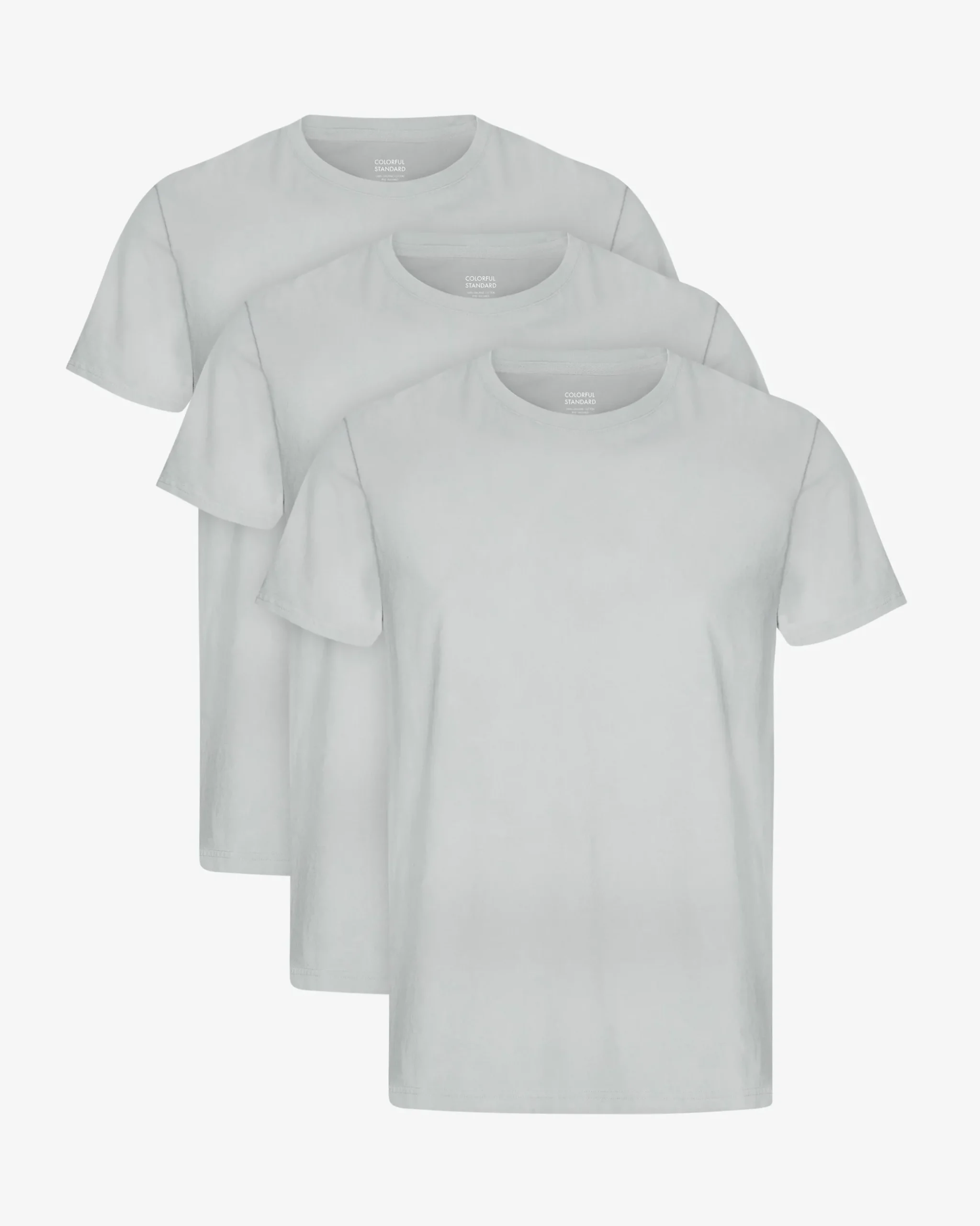 Classic Organic Tee - Faded Grey (3-Pack)