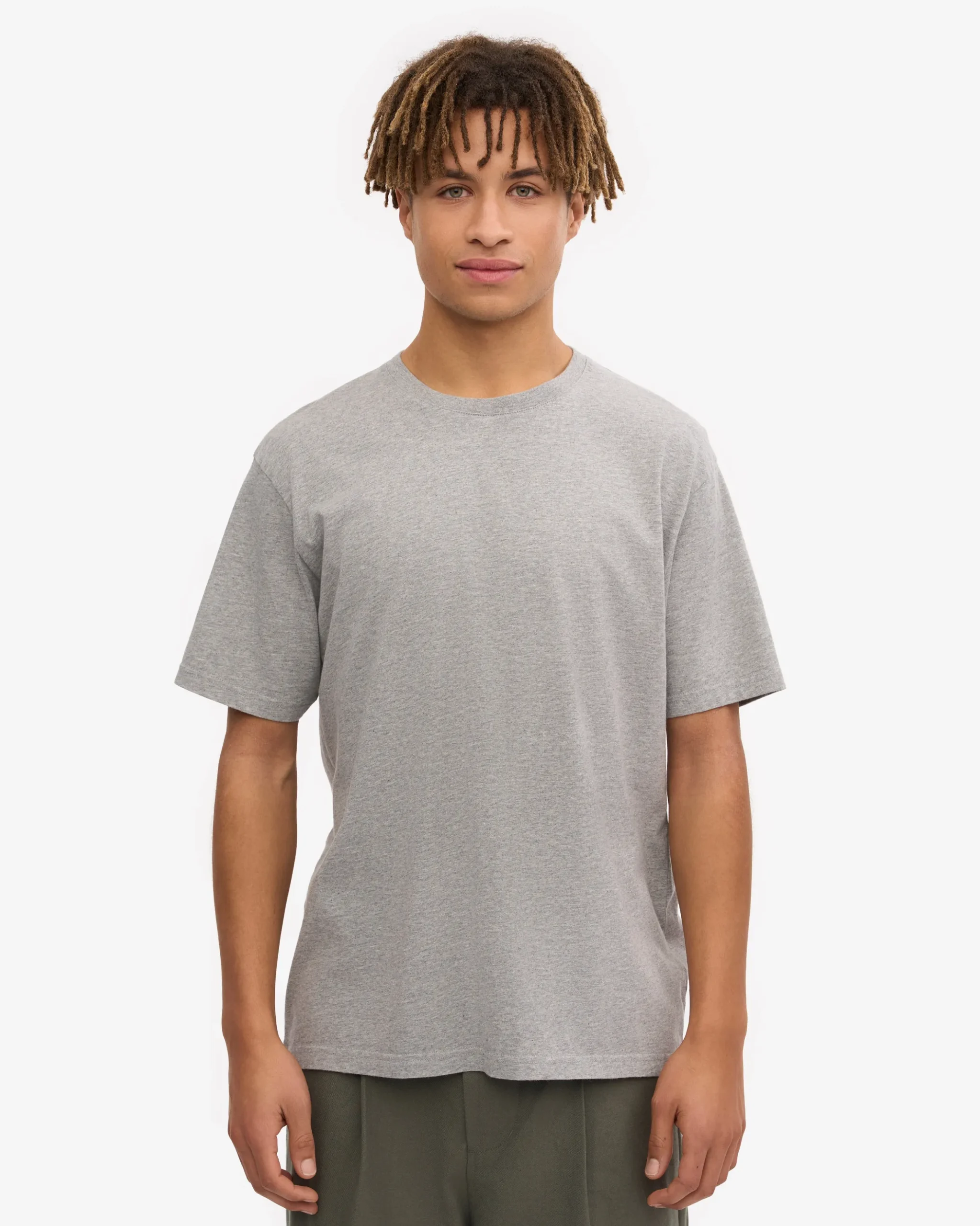 Classic Organic Tee - Heather Grey
