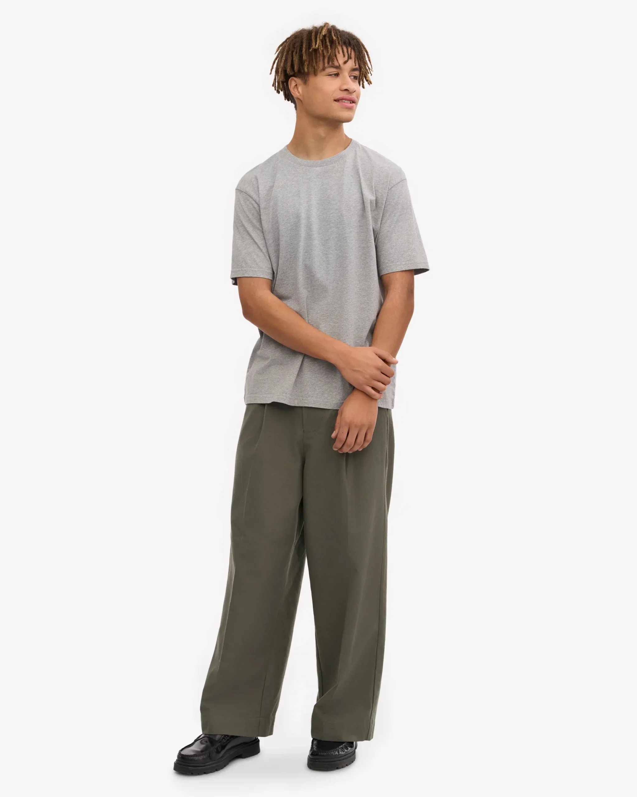 Classic Organic Tee - Heather Grey