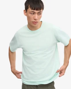 Classic Organic Tee - Light Aqua