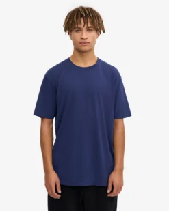 Classic Organic Tee - Marine Blue (3-Pack)