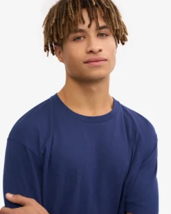 Classic Organic Tee - Marine Blue (3-Pack)