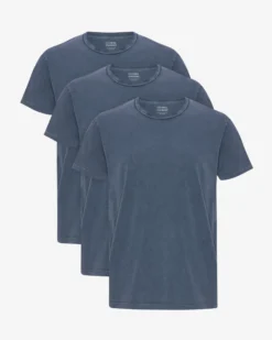 Classic Organic Tee - Neptune Blue (3-Pack)