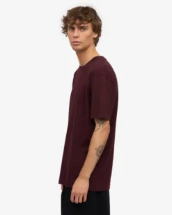Classic Organic Tee - Oxblood Red (3-Pack)