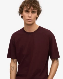 Classic Organic Tee - Oxblood Red (3-Pack)