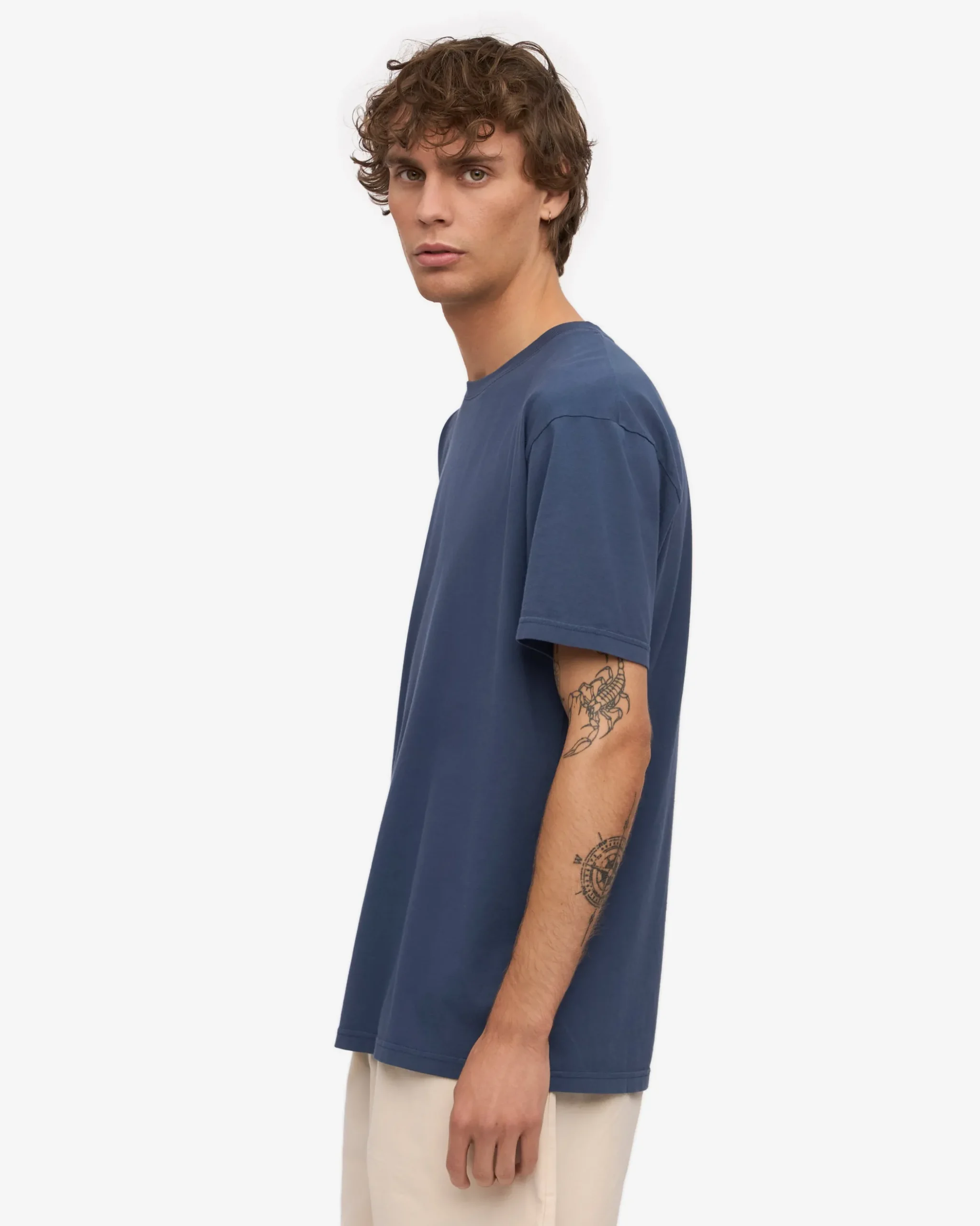 Classic Organic Tee - Petrol Blue