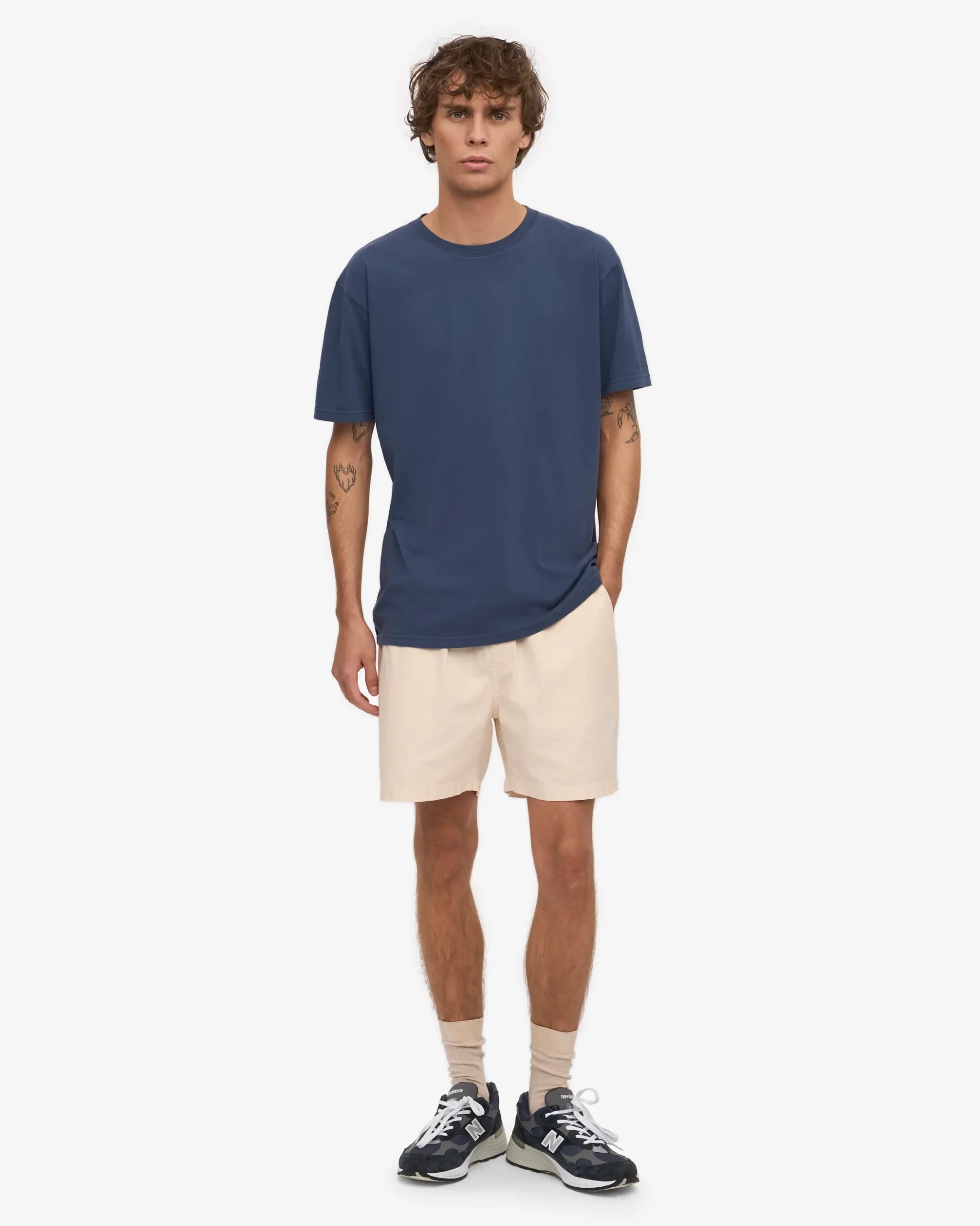 Classic Organic Tee - Petrol Blue
