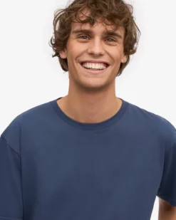 Classic Organic Tee - Petrol Blue (3-Pack)