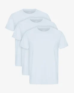 Classic Organic Tee - Polar Blue (3-Pack)