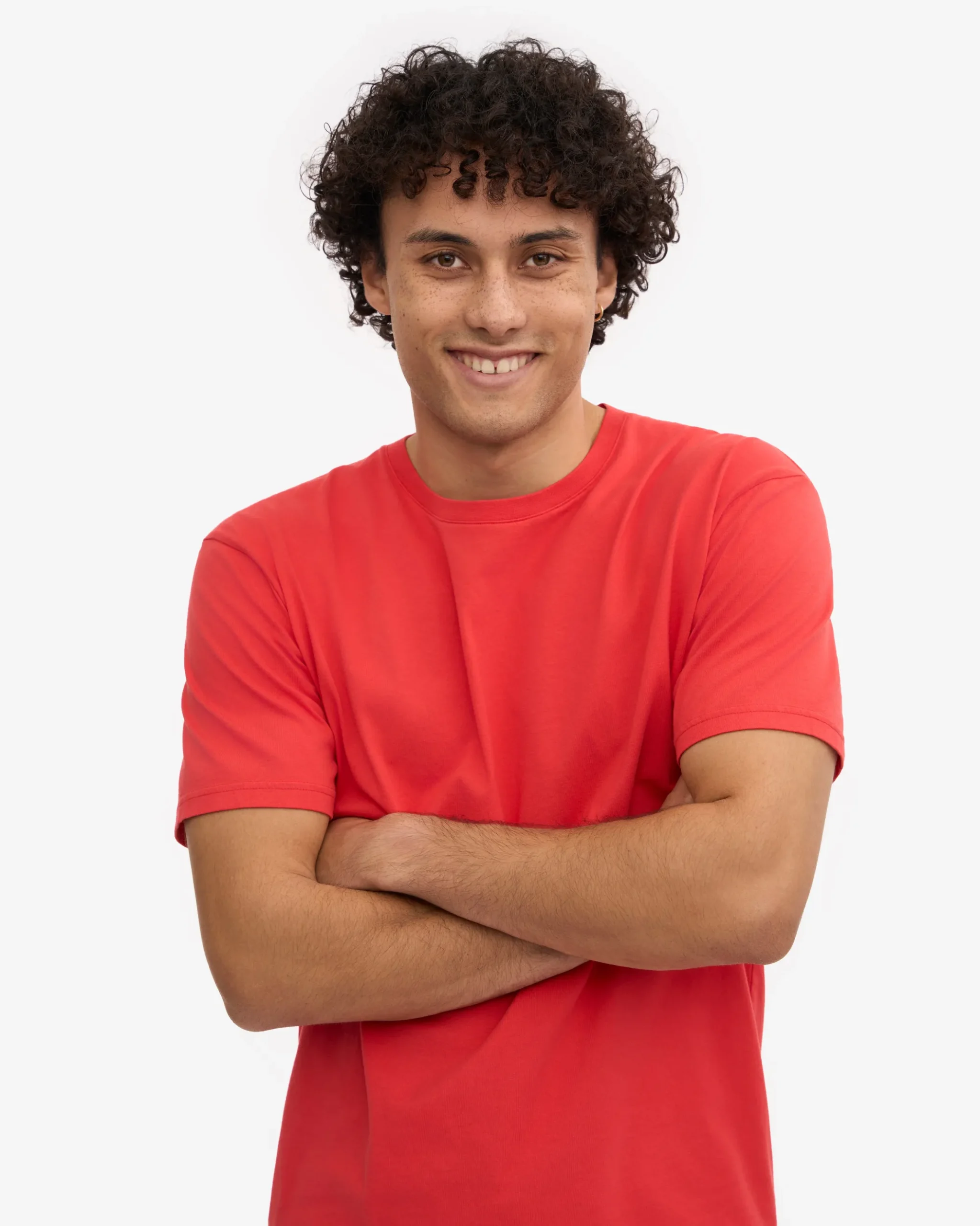 Classic Organic Tee - Red Tangerine (3-Pack)