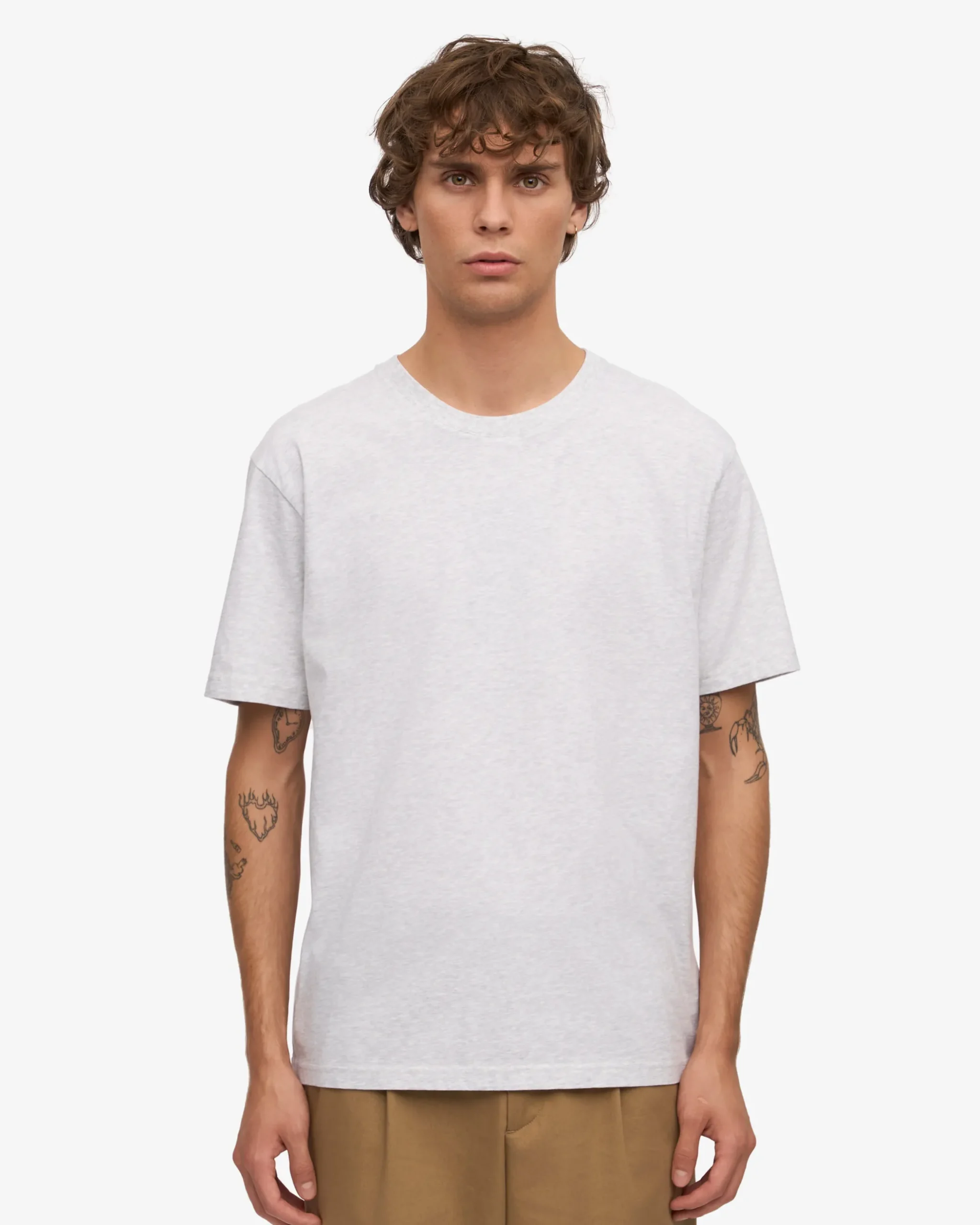 Classic Organic Tee - Snow Melange