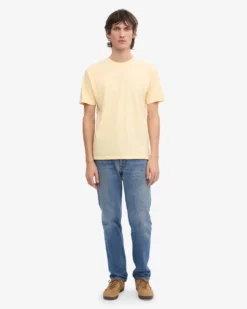 Classic Organic Tee - Soft Yellow (3-Pack)