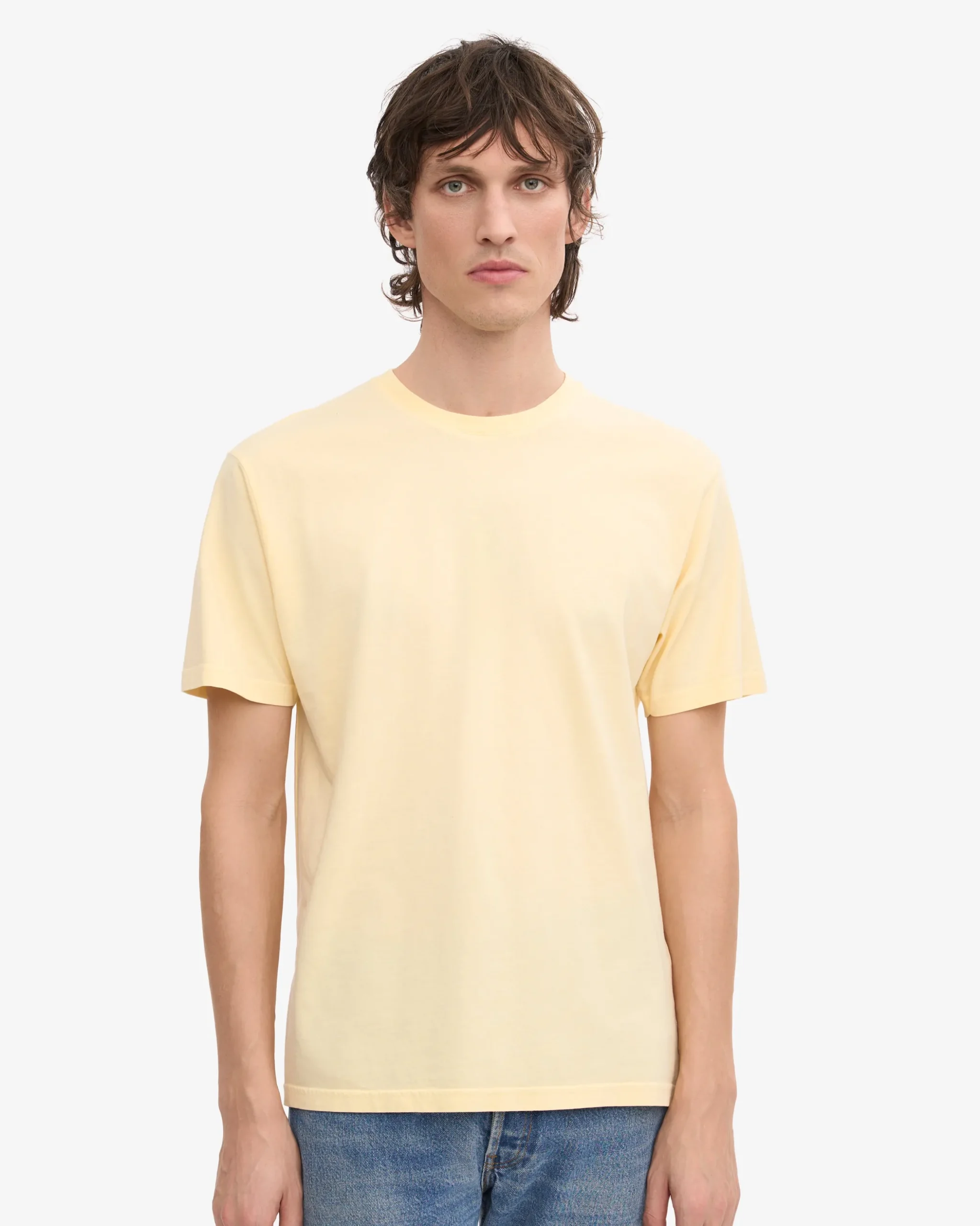 Classic Organic Tee - Soft Yellow (3-Pack)