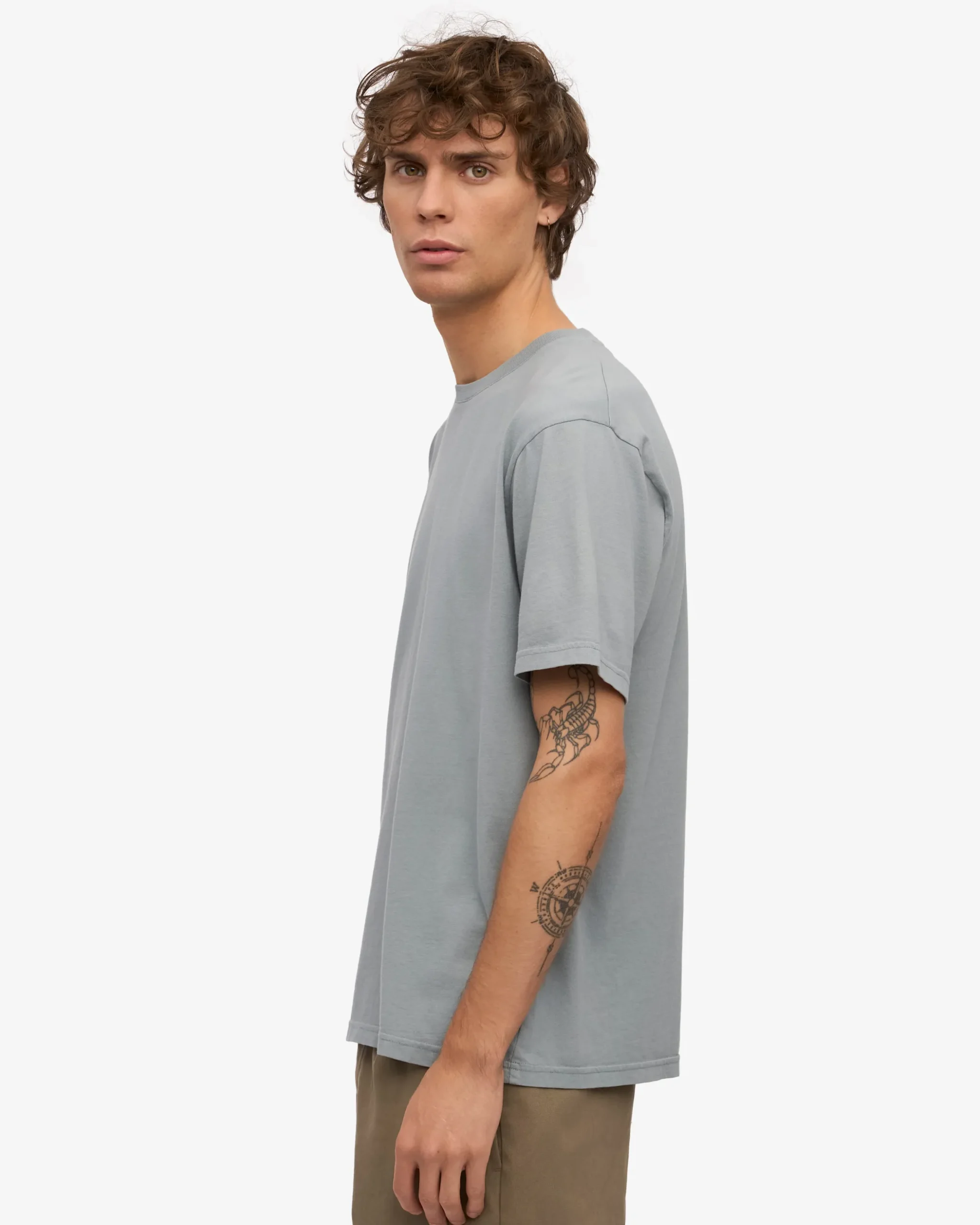 Classic Organic Tee - Steel Blue