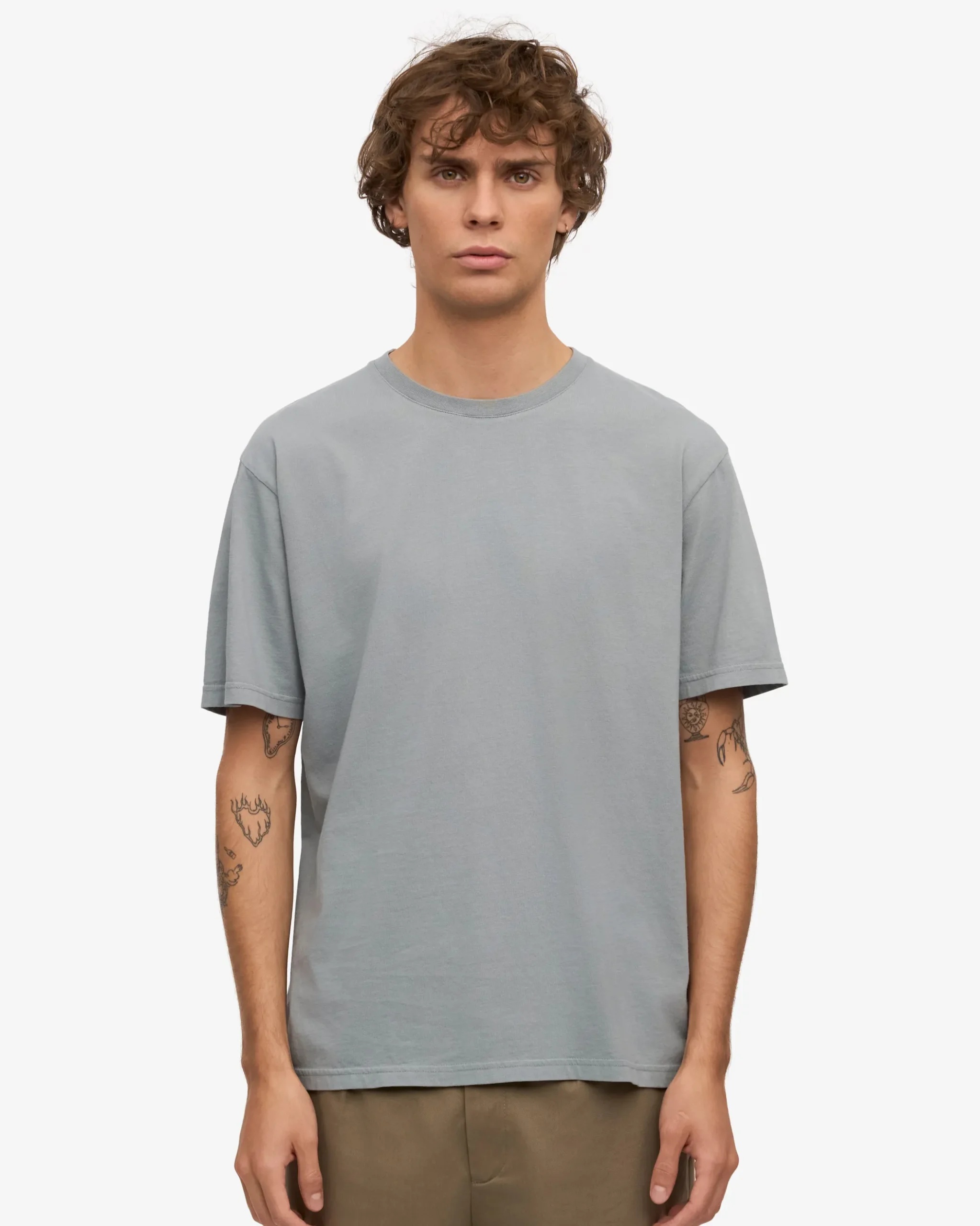 Classic Organic Tee - Steel Blue (3-Pack)