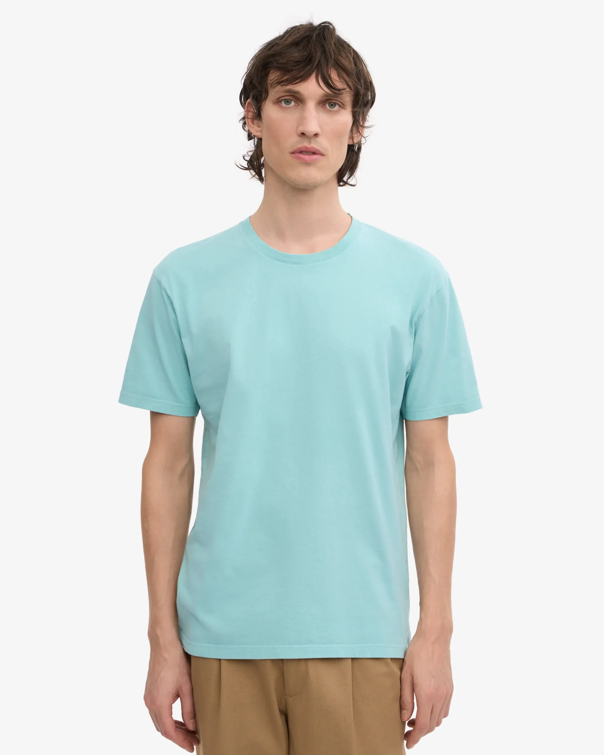 Classic Organic Tee - Teal Blue