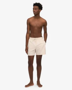 Classic Swim Shorts - Ivory White