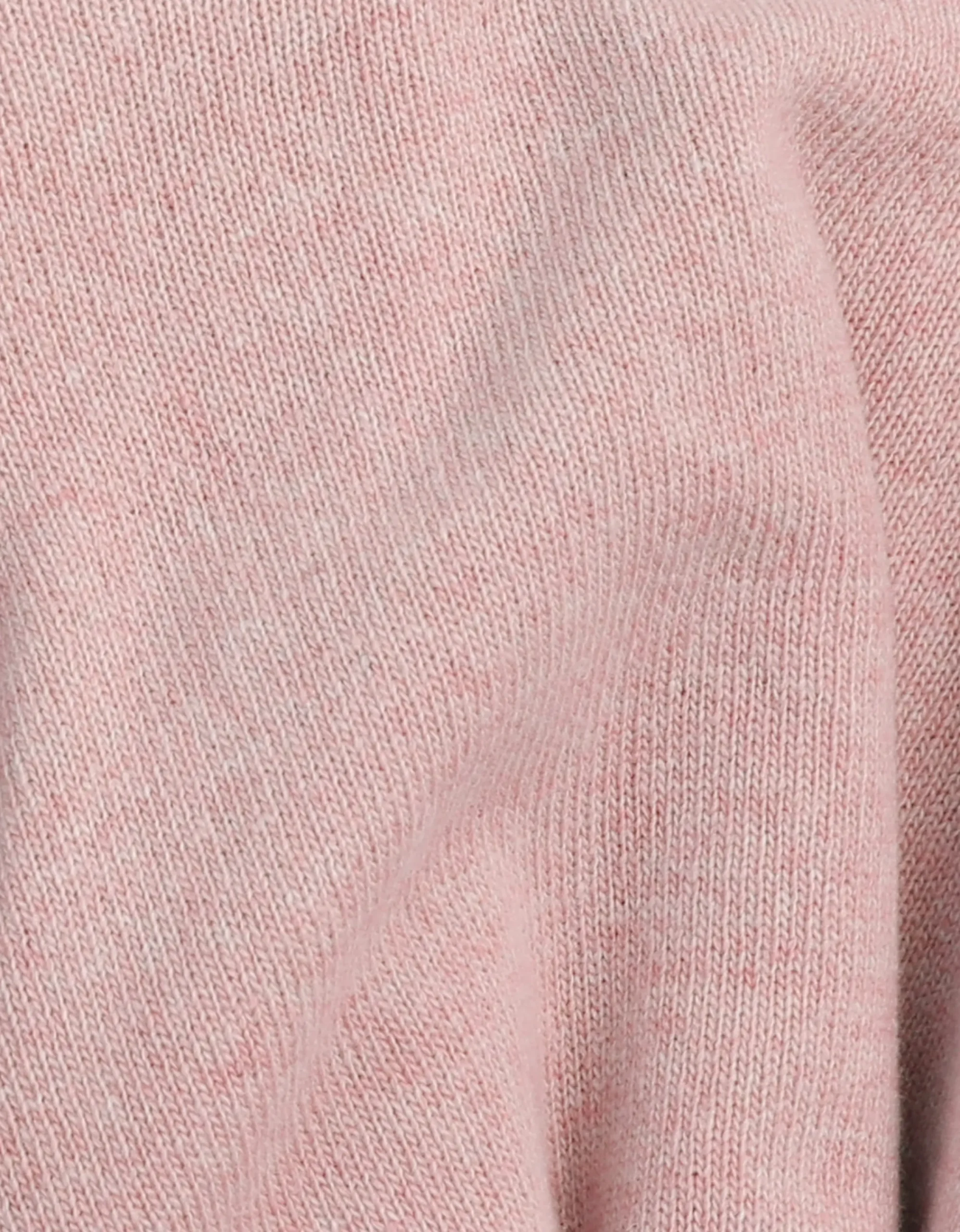 Light Merino Wool Crew - Faded Pink