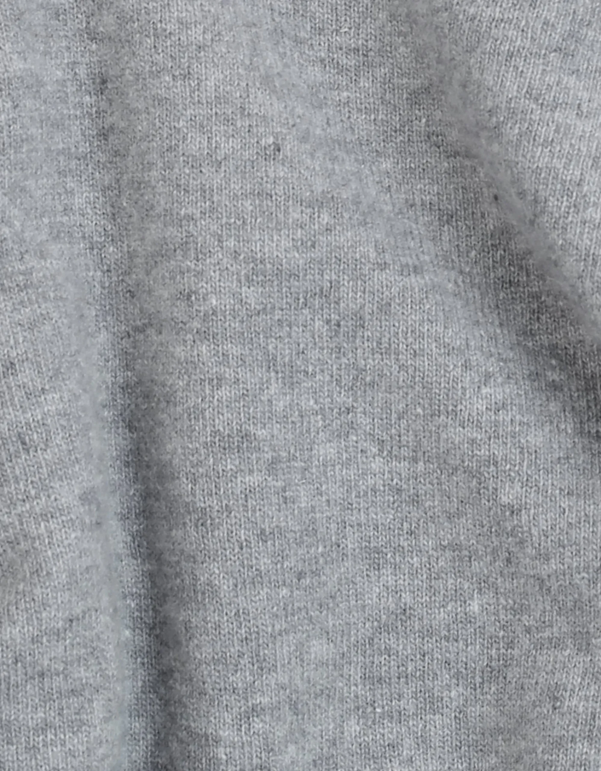 Light Merino Wool Crew - Heather Grey