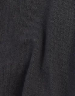 Light Merino Wool Crew - Lava Grey