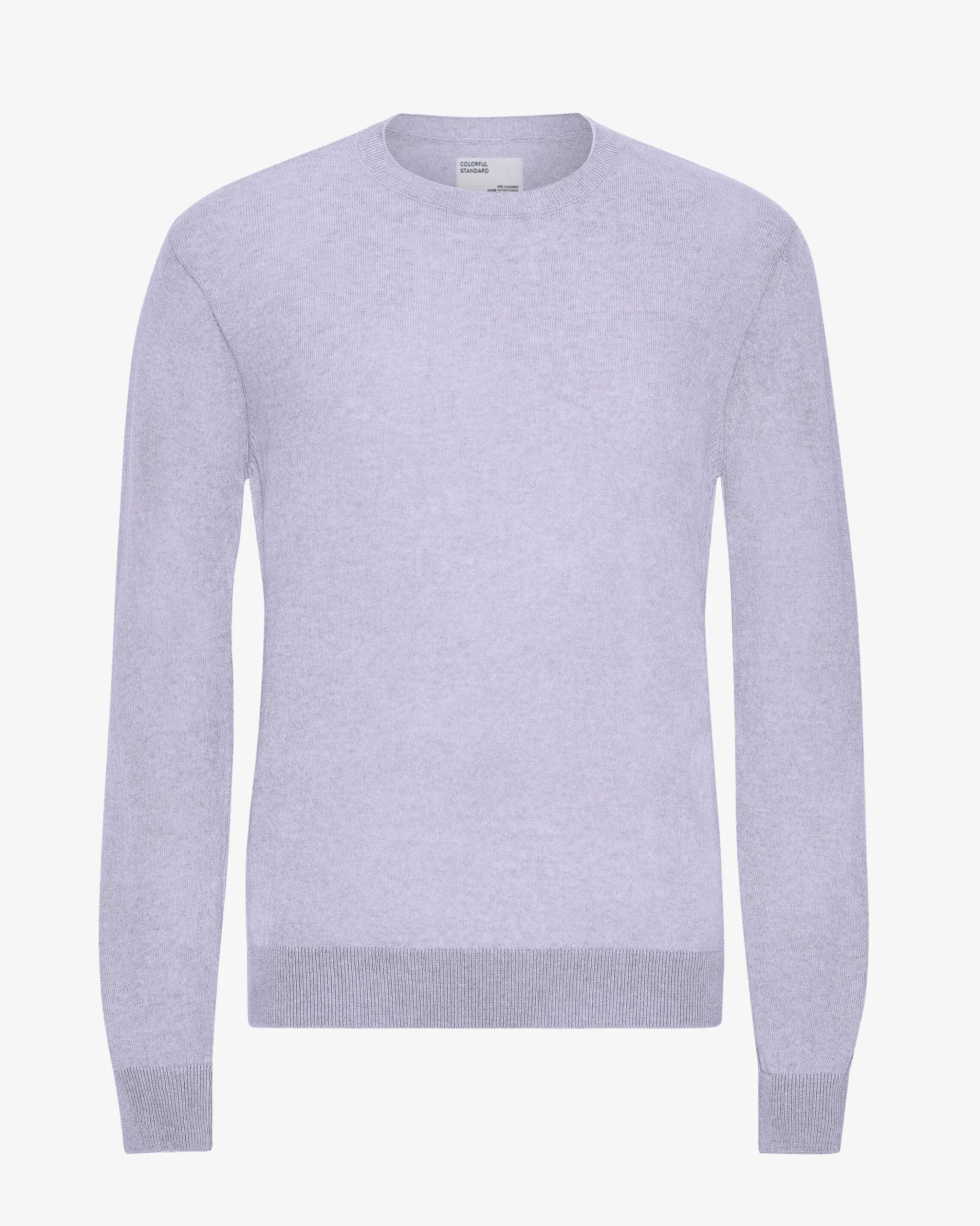 Light Merino Wool Crew - Soft Lavender