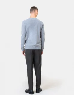 Light Merino Wool Crew - Soft Lavender