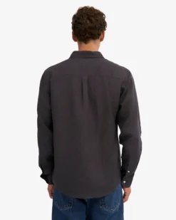 Linen Shirt - Lava Grey