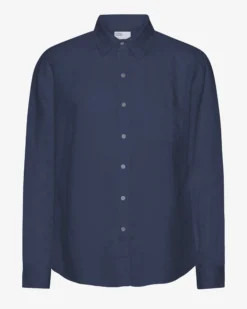 Linen Shirt - Marine Blue