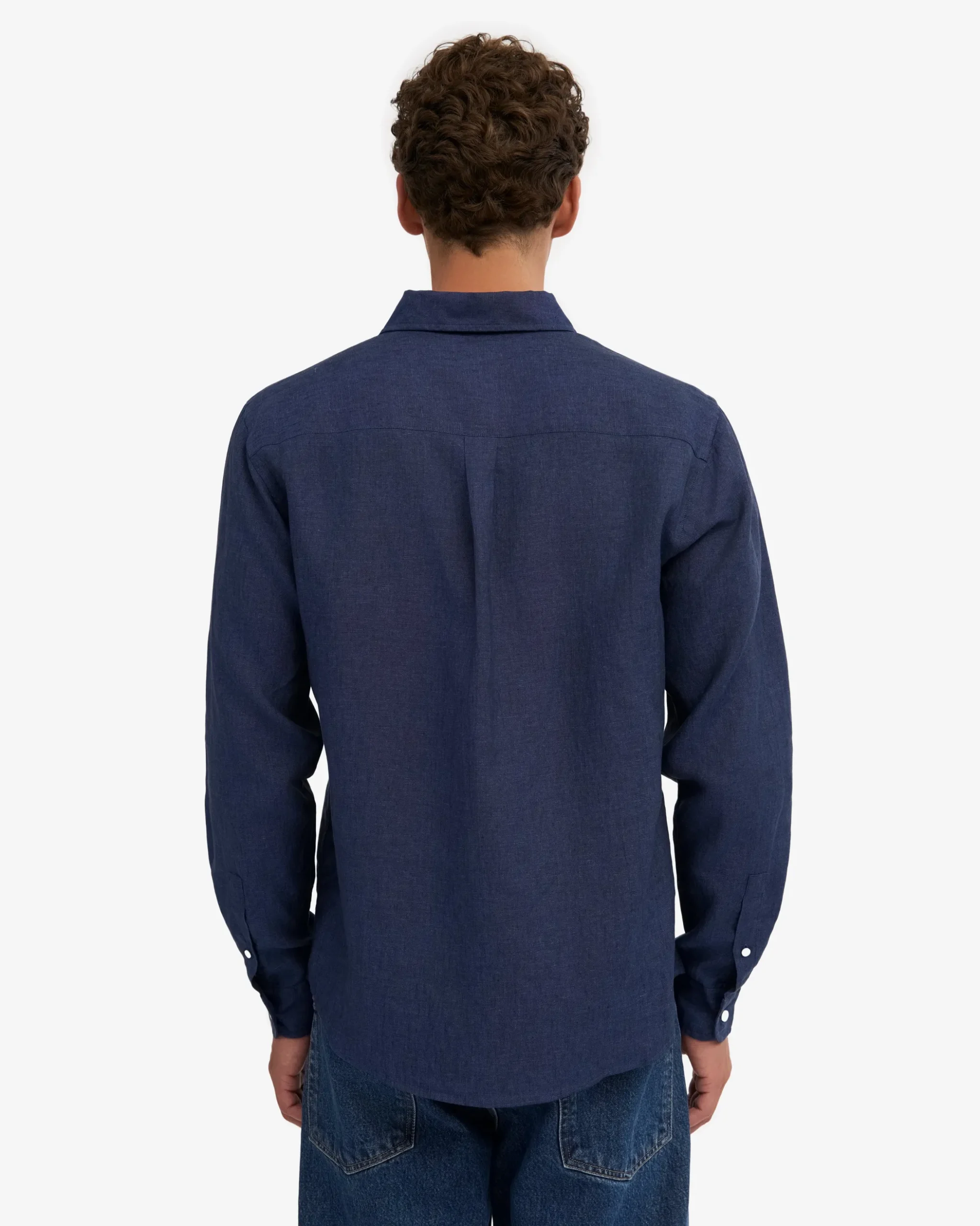 Linen Shirt - Marine Blue