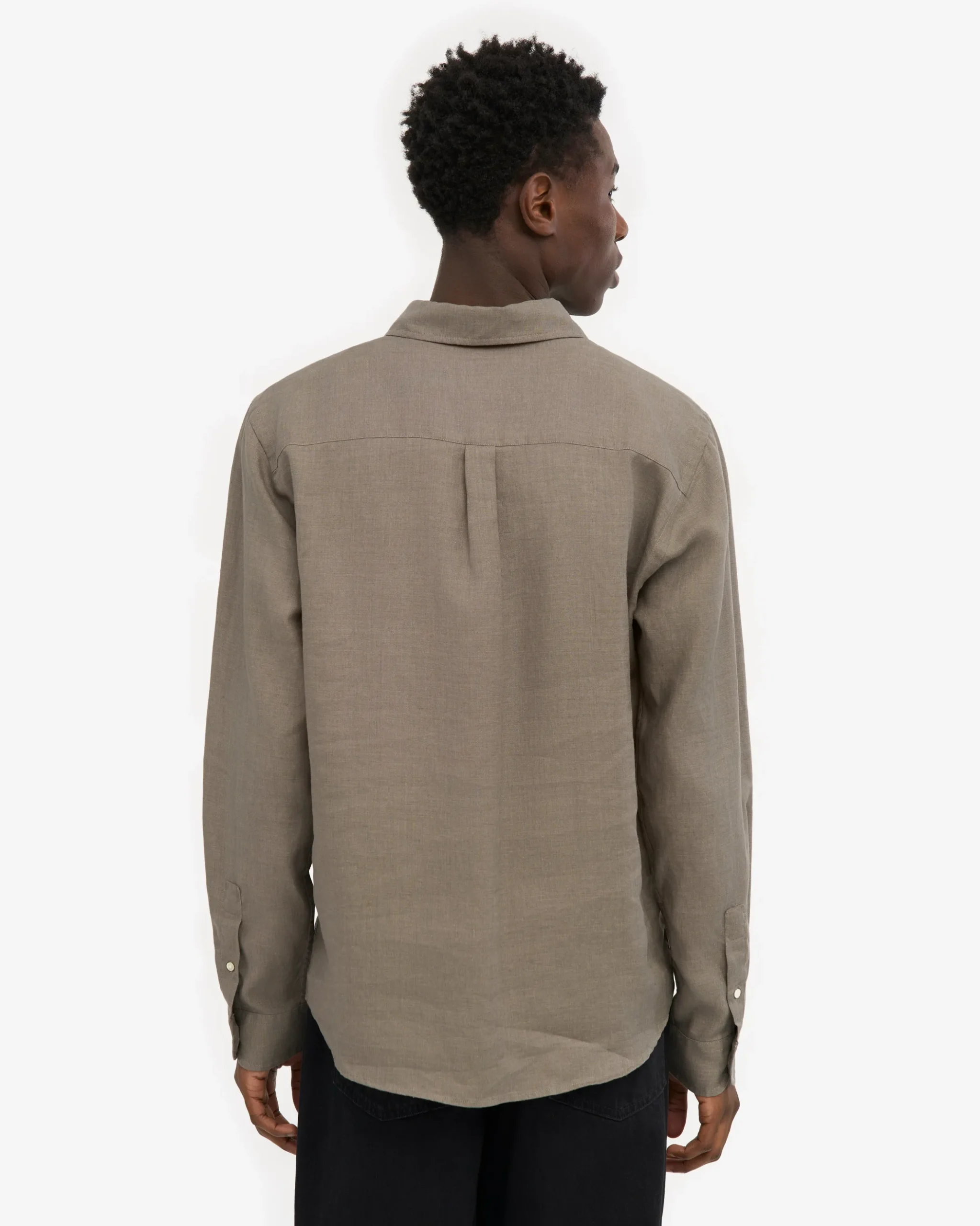 Linen Shirt - Navy Blue