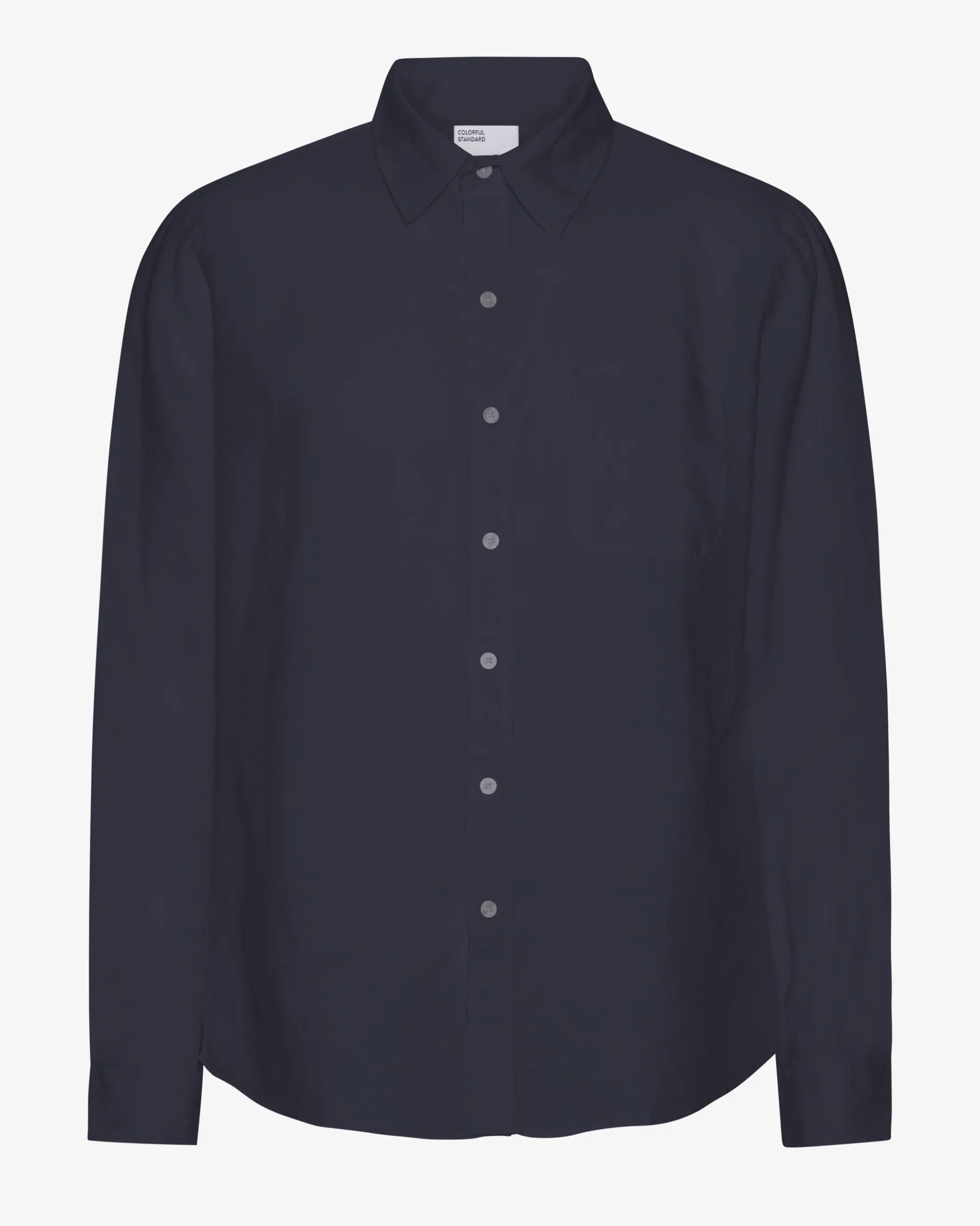 Linen Shirt - Navy Blue