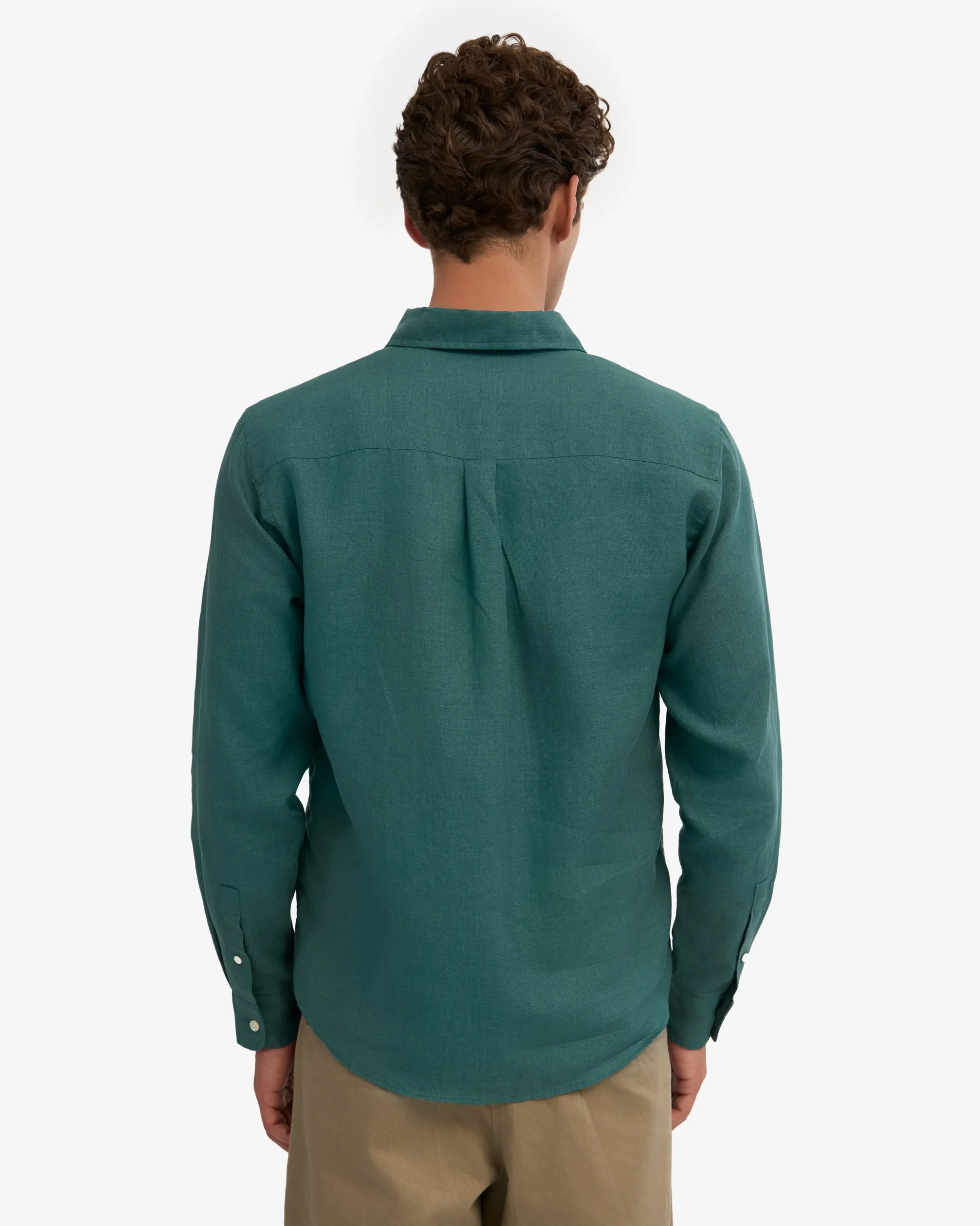 Linen Shirt - Ocean Green