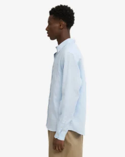 Linen Shirt - Polar Blue